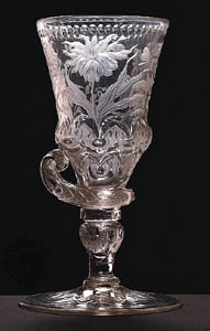 Goblet made of Bohemian crystal